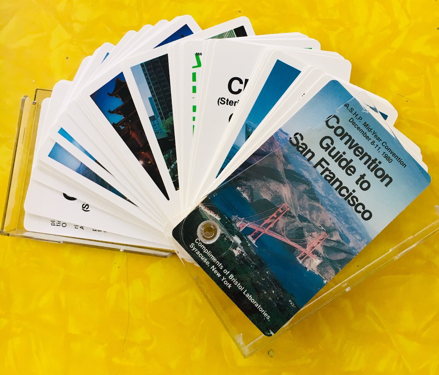 1980 Deck of San Francisco Sightseeing “Cards”, Bristol Laboratories Convention