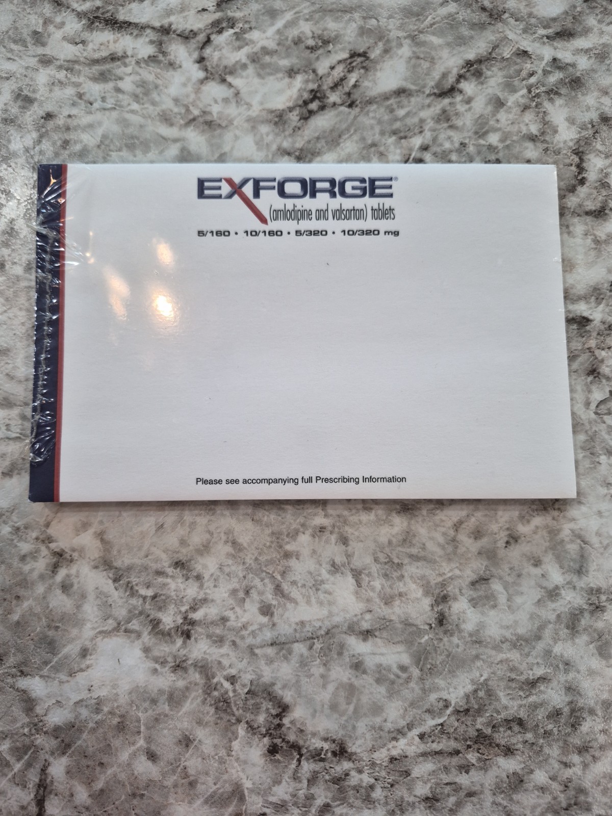 Exforge Heart Notepad Pharmaceutical Marketing New Old Stock