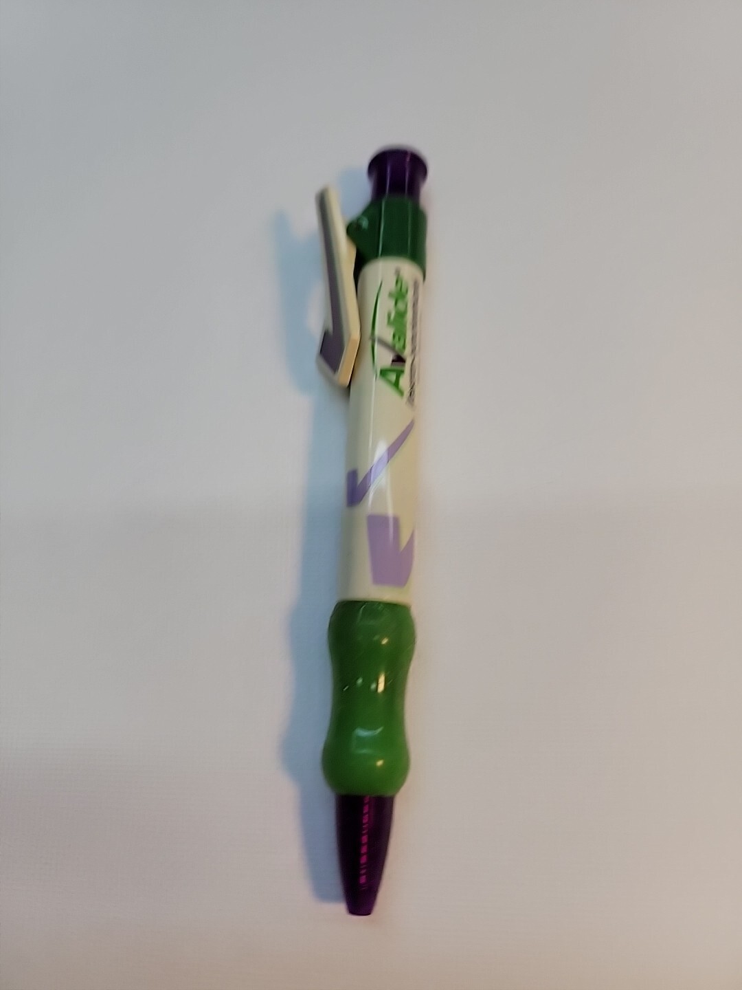2 X AVALIDE Drug Rep Collectible Pen – w/ Large CHECKMARK Pocket Clip