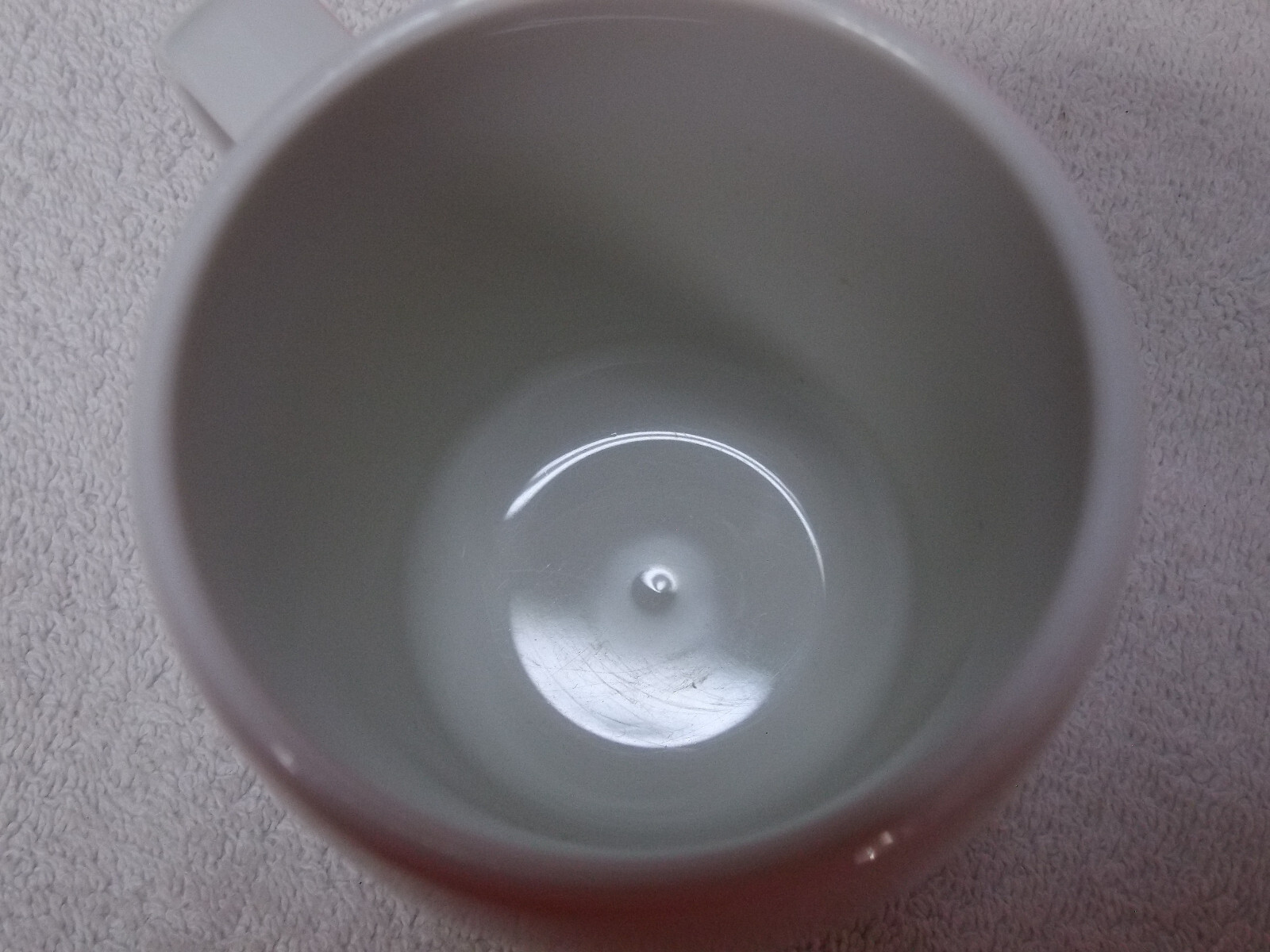 Bayer Pharmaceutical Advertisement Coffee Cup Mug Made in USA Thick Plastic