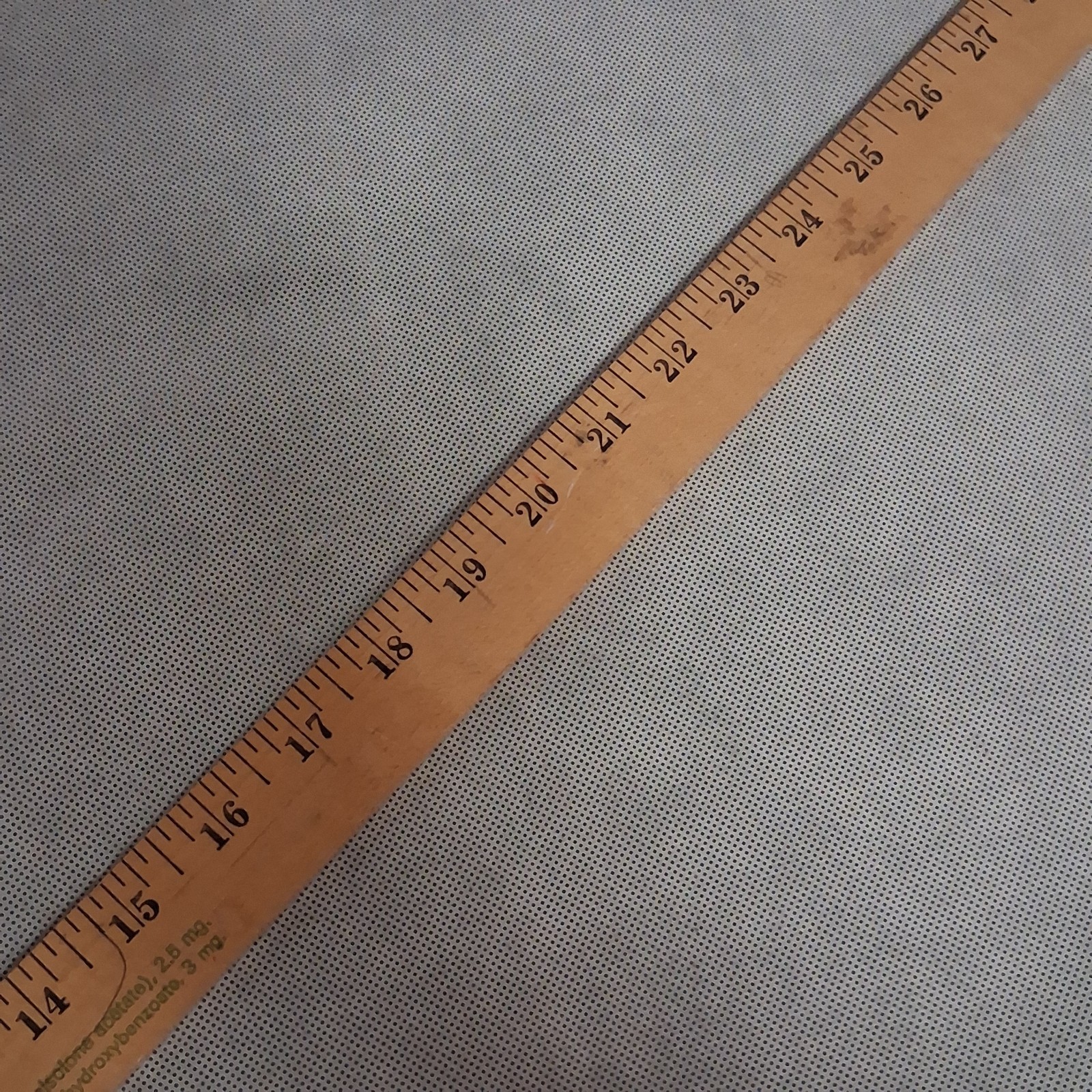 Vintage Pharmaceutical Medrol Advertising Wooden Yard Stick 1968 UpJohn