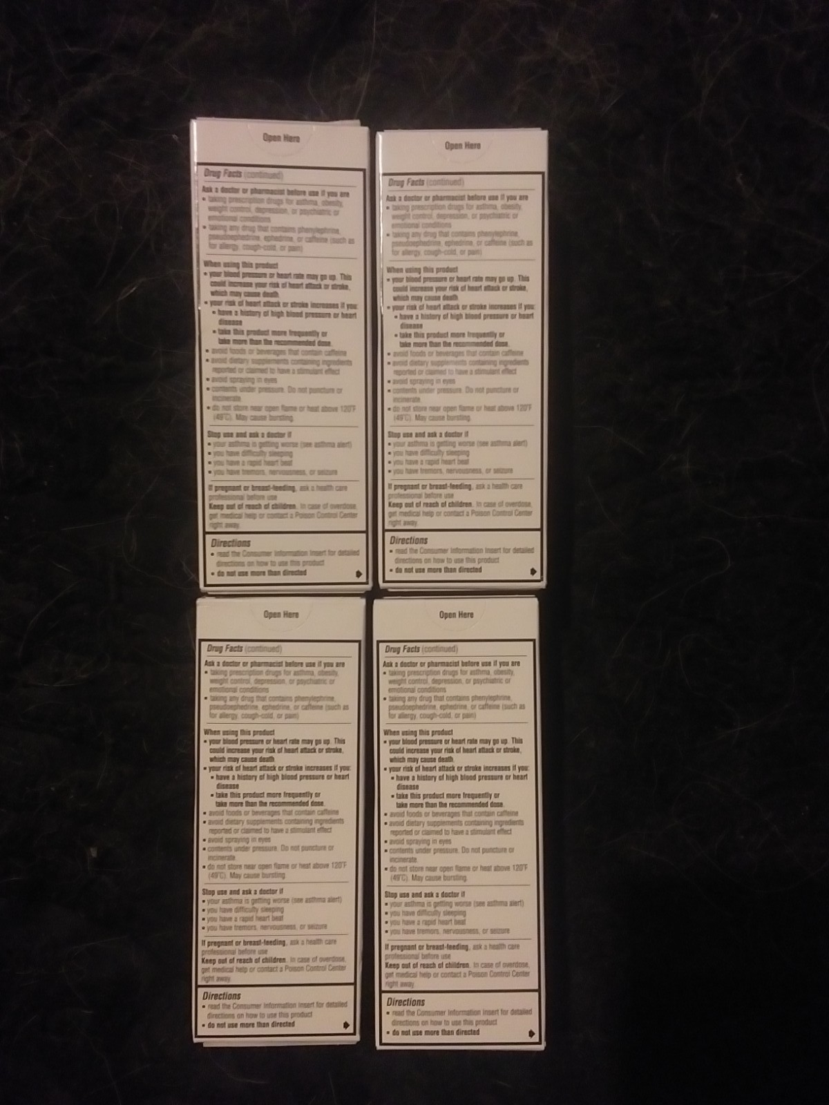 4 Pack Primatene Mist Epinephrine Inhalation Aerosol Spray 160 Sprays EXP. 2027+