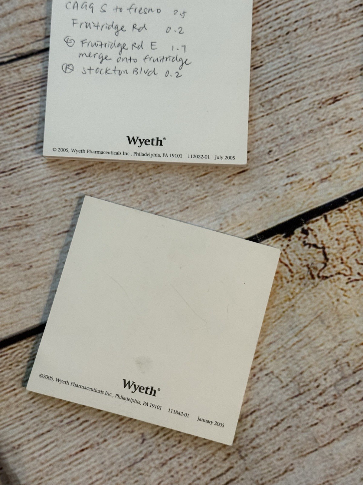 Pharmaceutical Rep Advertising Post-It Notes Various 4 note pads