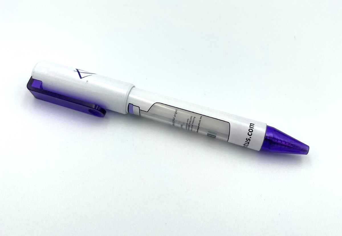 VERY RARE LANTUS Drug Rep Pen w/ Transparent “vial” on Side Pharma Swag- WORKS