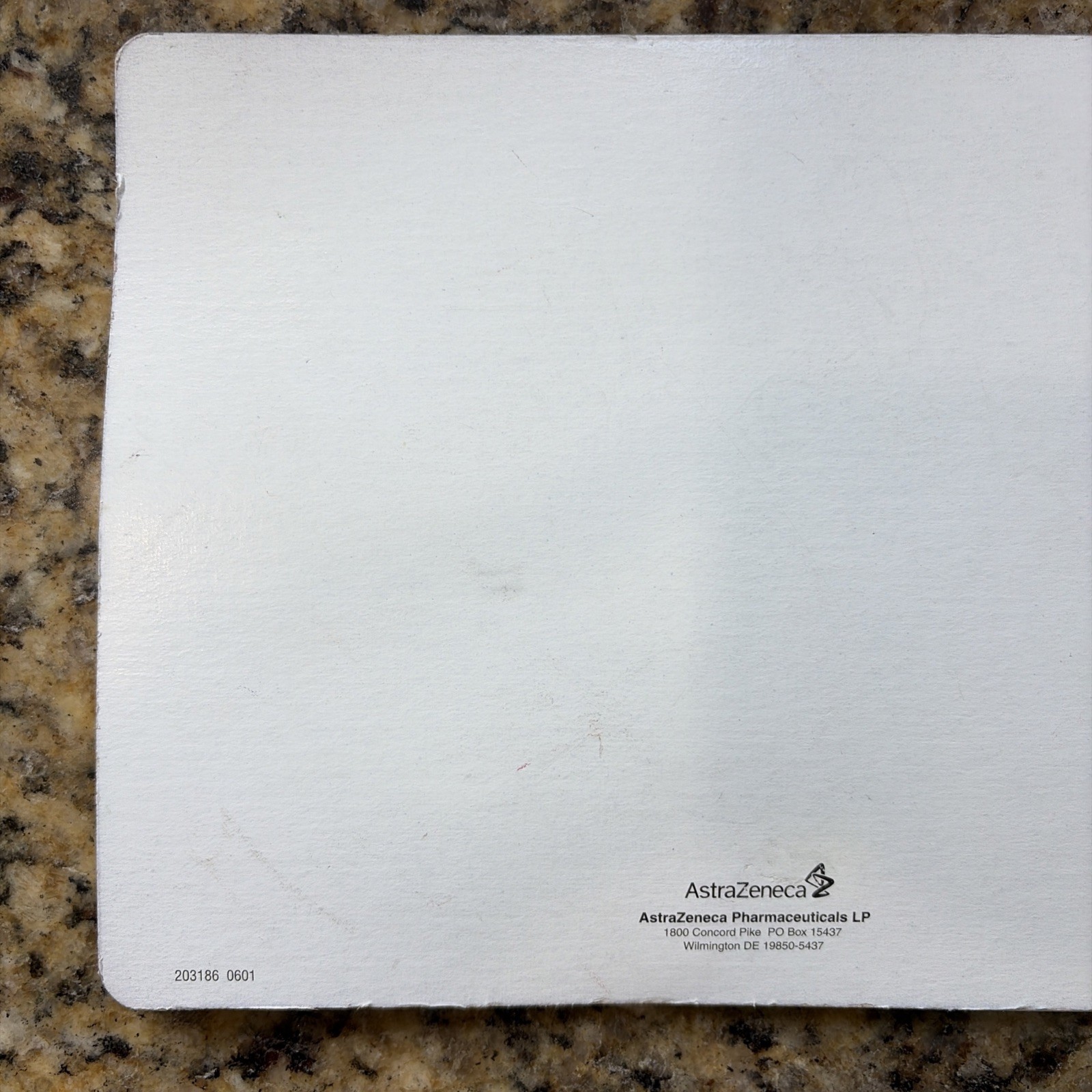 MouseWrite McAuliffe Notepad Seroquel Prescription Drug Writing Pad AstraZeneca