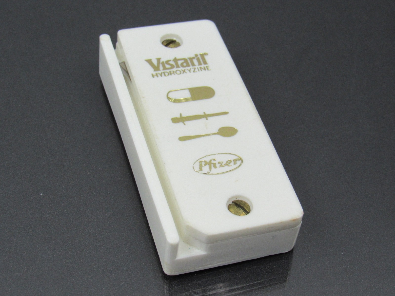 Rare Pfizer Vistaril Letter Opener Drug Rep Pharmaceutical Promo Advertising