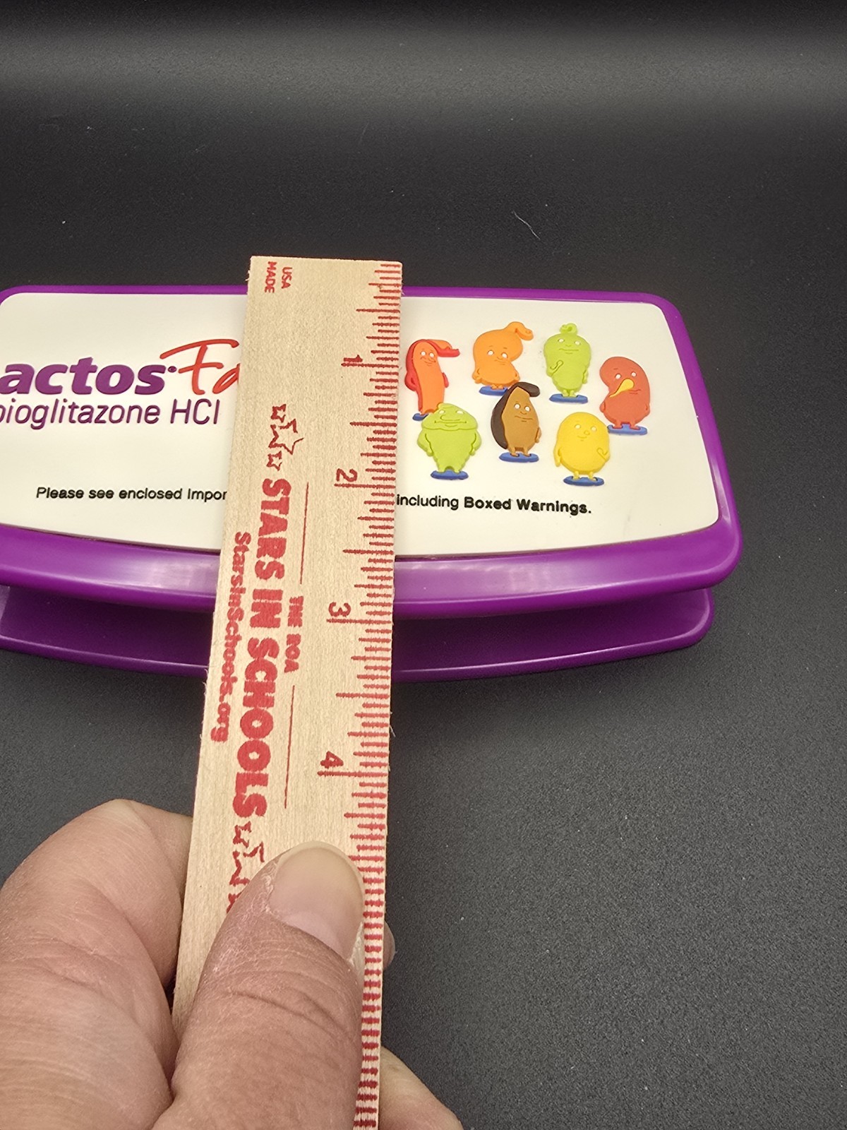 Actos Family Pharmaceutical Advertising Bag Holder Magnetic Back