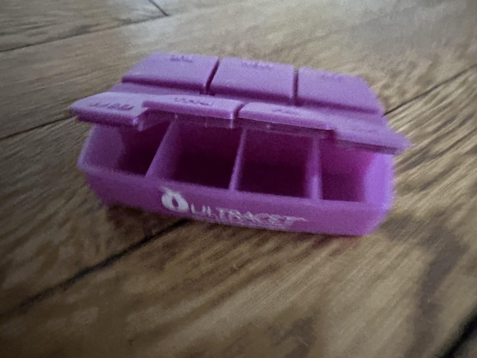 Vintage Ultracet Weekly Pill Box