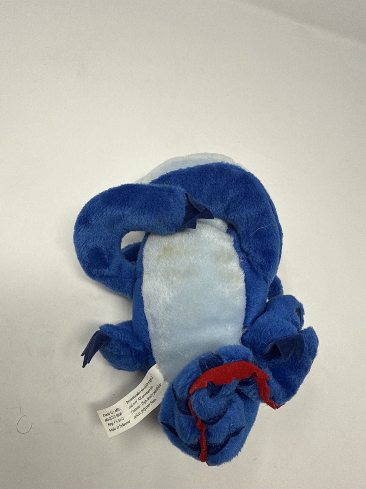 Protonix Drug Rep Pharma Plush Blue Toy Gerdy Promo Advertising Vintage Rare