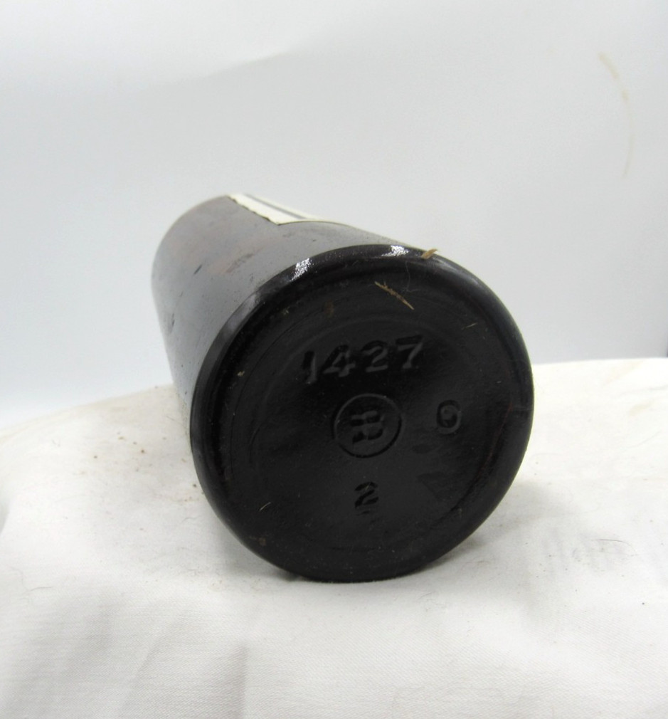 BW – 1950’s Pe-Ru-Na Iron Tonic Chicago Ill 8 5/8 ” Amber Medicine bottle