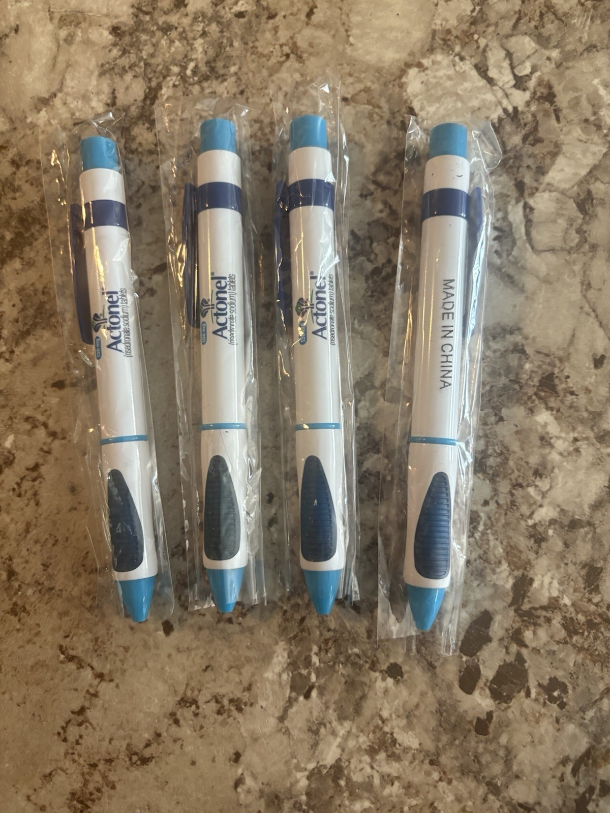 Pharmaceutical Drug Rep Pens Vintage Actonel Risedronate Sodium Lot Of 4