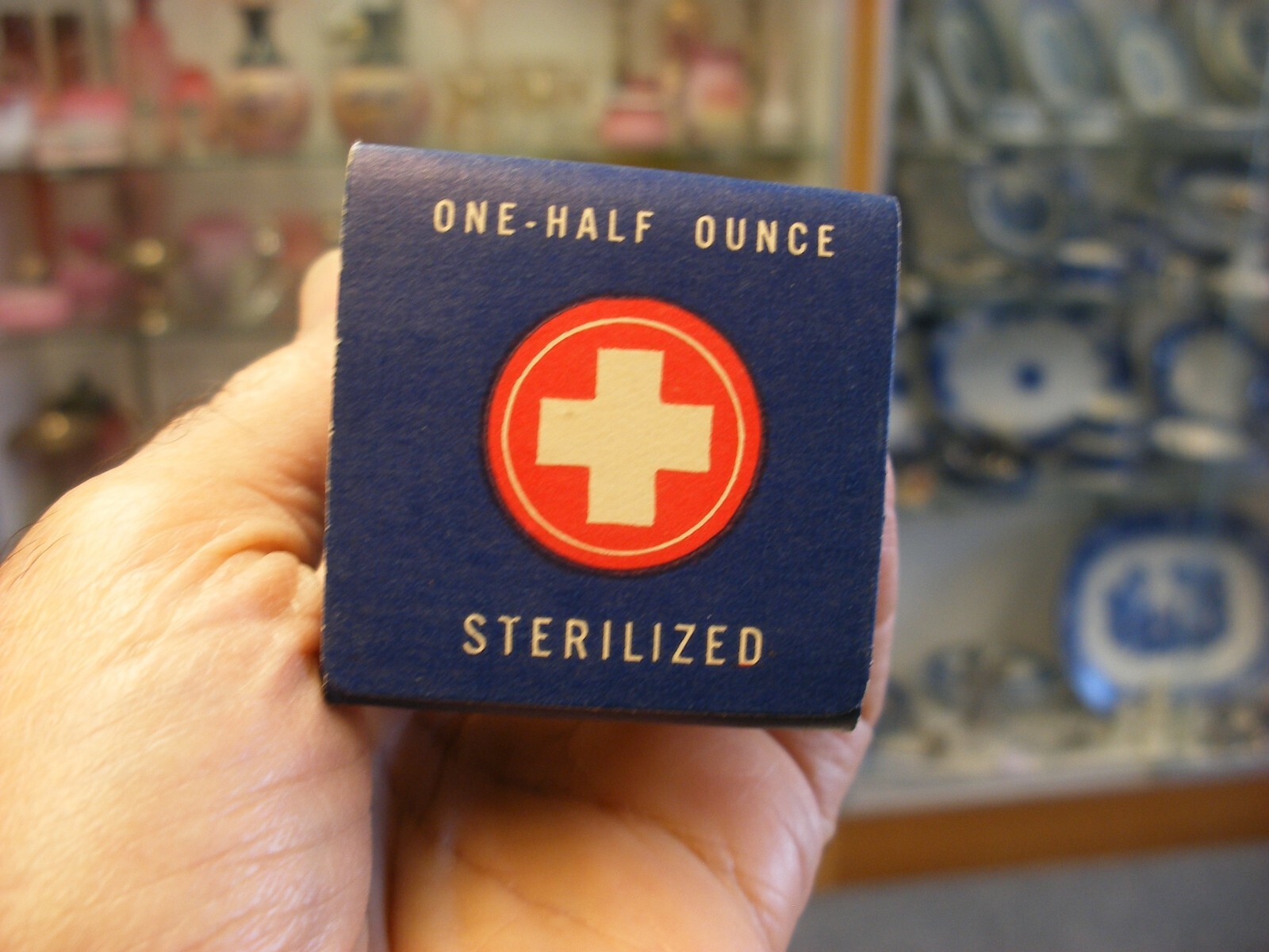 Antique Vtg Medical Dental Pharmacy – American White Cross Cotton – Unopened Box