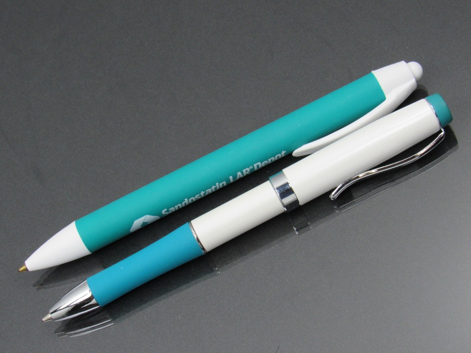 Sandostatin Plastic & Metal PENS Drug Rep Pharmaceutical Promo Advertising