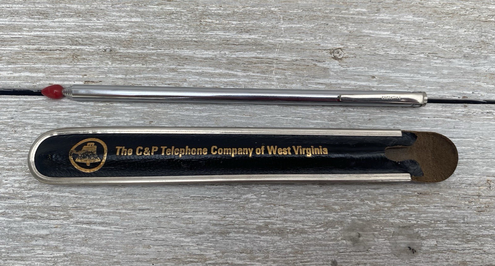 The C&P Telephone Company of West Virginia,Vintage TELESCOPIC POINTER w BOX#CE