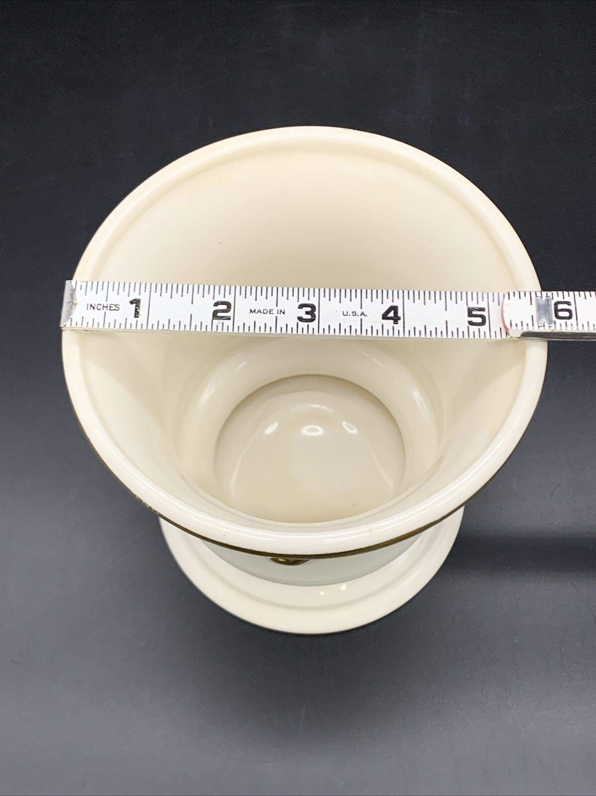 Vintage Blair Specialties Mortar and Pestle Apothecary Display Retro Gold Gilt