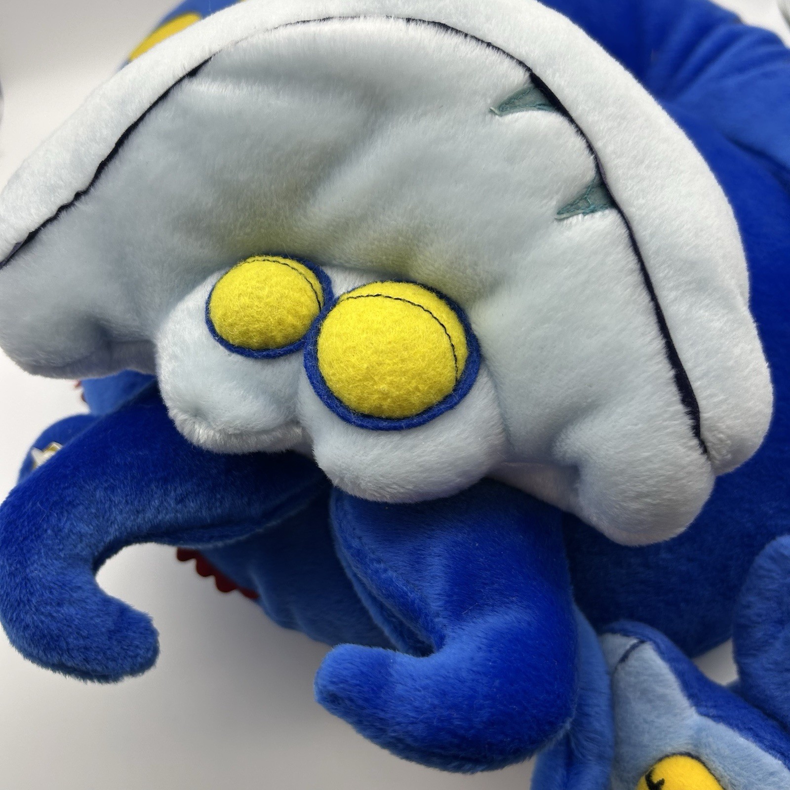 Protonix Pharmaceutical advertisement plush Dragon/devil big small Blue Yellow