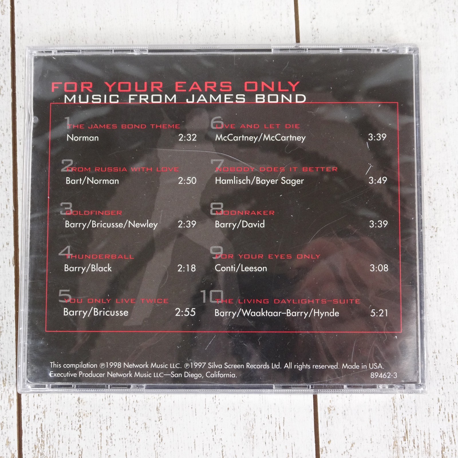 Lipitor James Bond CD For Your Ears Only Music Promotional Pharma Advertising