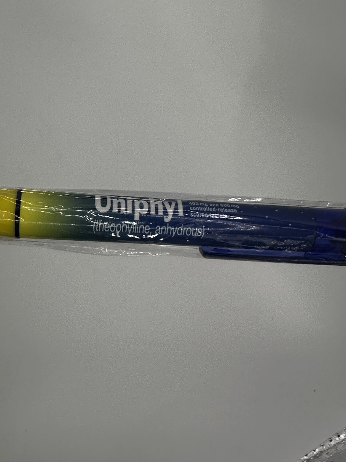 Uniphyl theophylline anhydrous Drug Rep Pharma Promotional Advertising New Pen
