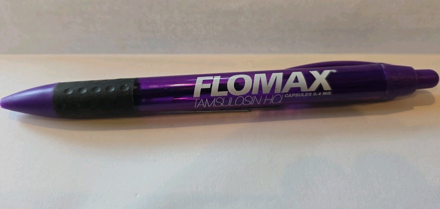 Flomax Pen Promotional Drug Pharmaceutical Rep Advertising Pharma Vintage WRITES