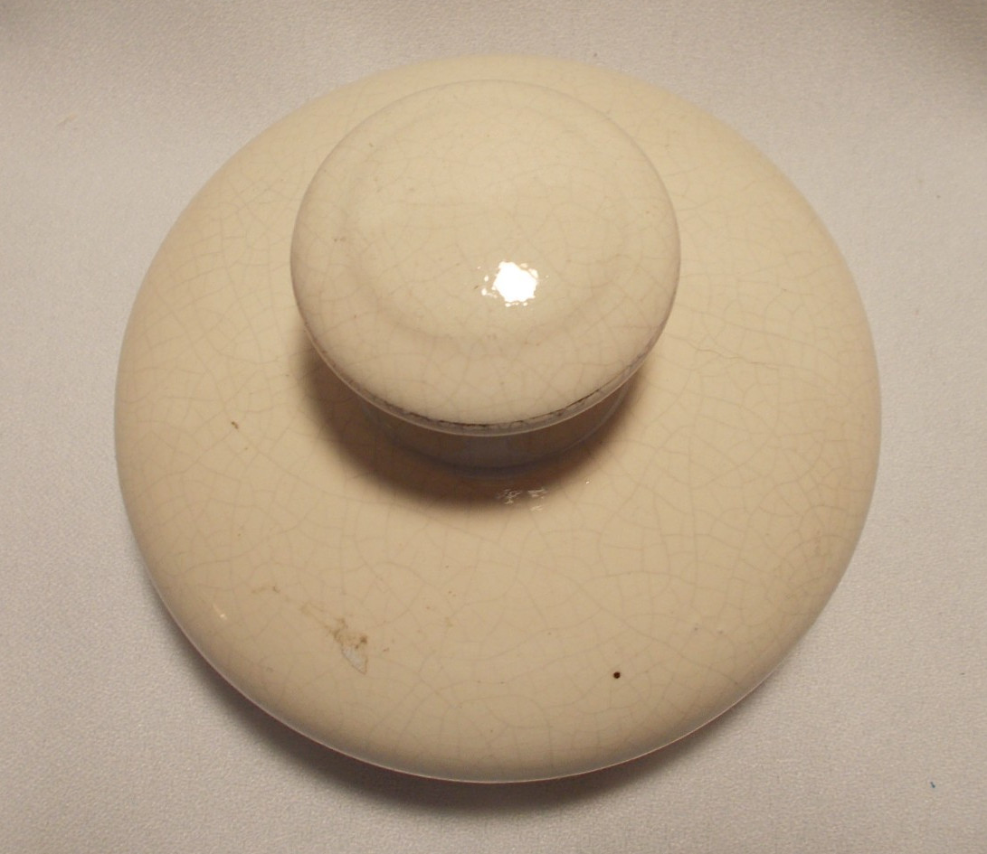 Vintage Porcelain “Valpen” Apothecary Pharmacy Drug Store Jar-LID ONLY
