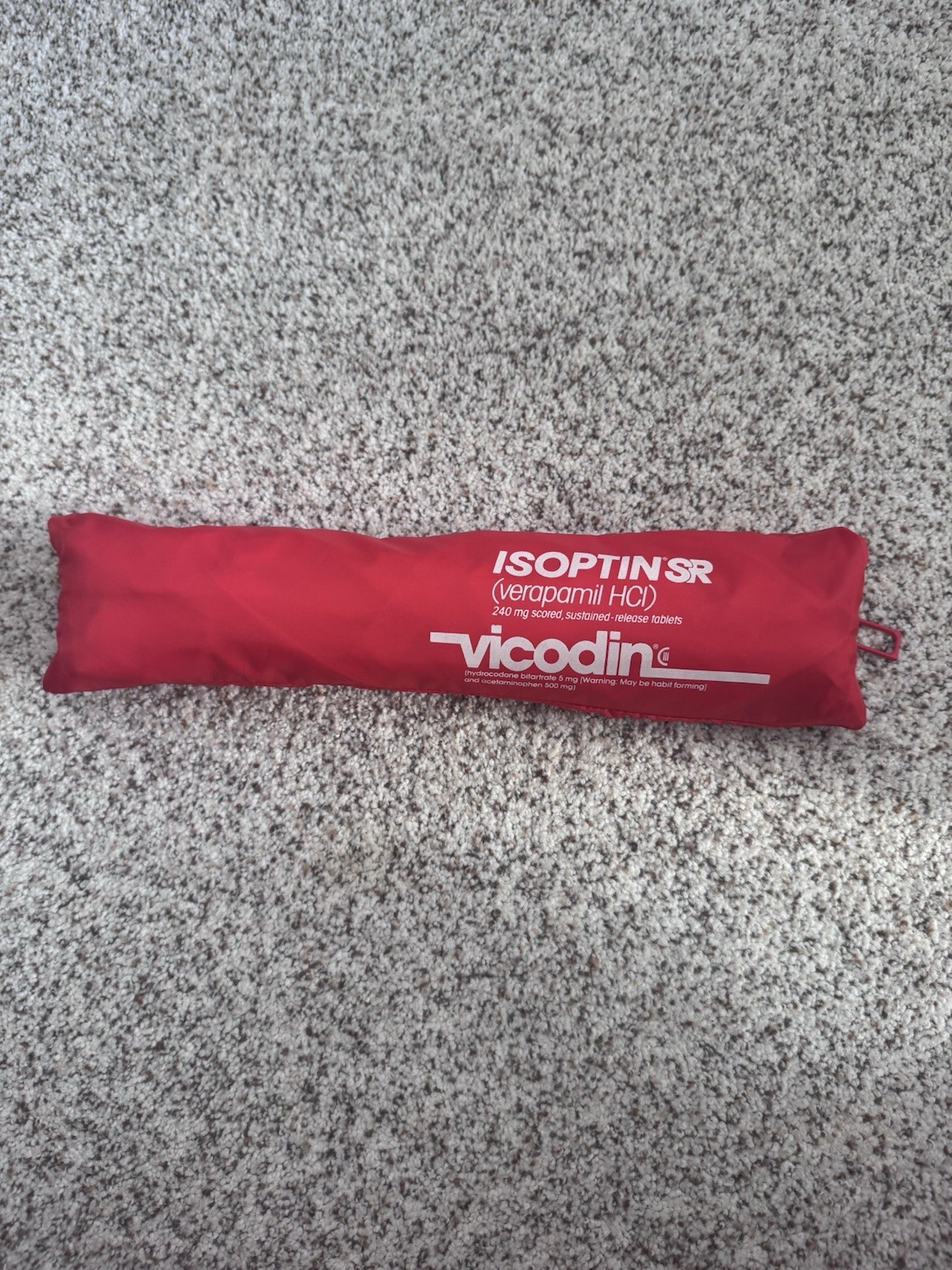 Vicodin Isoptin Drug Rep Narcotic Red Umbrella Rx Pharma Swag 80s VERY RARE