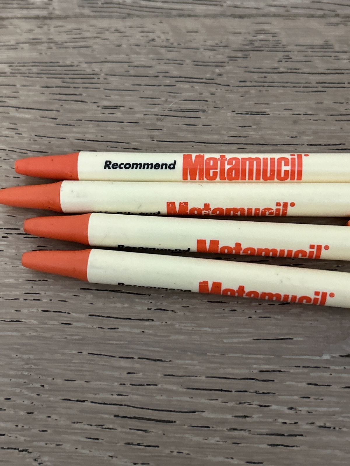 Vintage Lot Of 4 Metamucil Pens