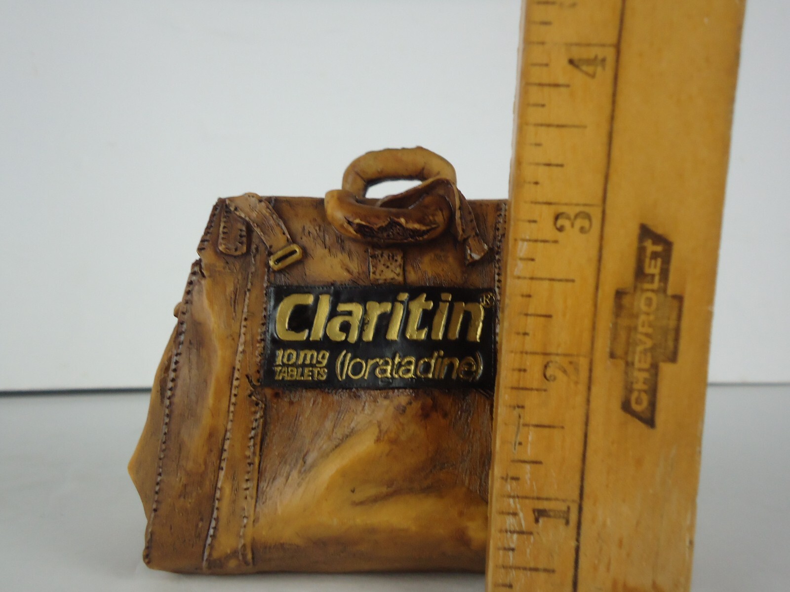 CLARITIN Medical Dr. Bag Business Card Holder Pharmaceutical Advertisement Desk