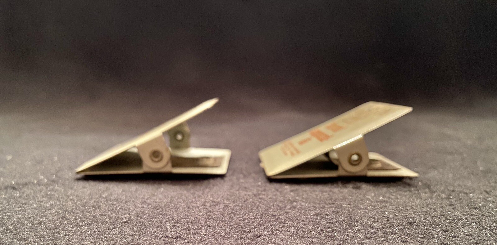 2 Vintage DARVON COMPOUND 65 MAGNETIC PAPER CLIPS-Pharmaceutical Promotions