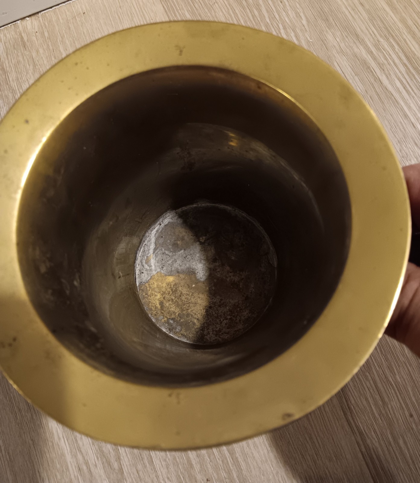 Vintage Brass Mortar And Pestle 4.5″ Tall & 6.25″ Madei in India