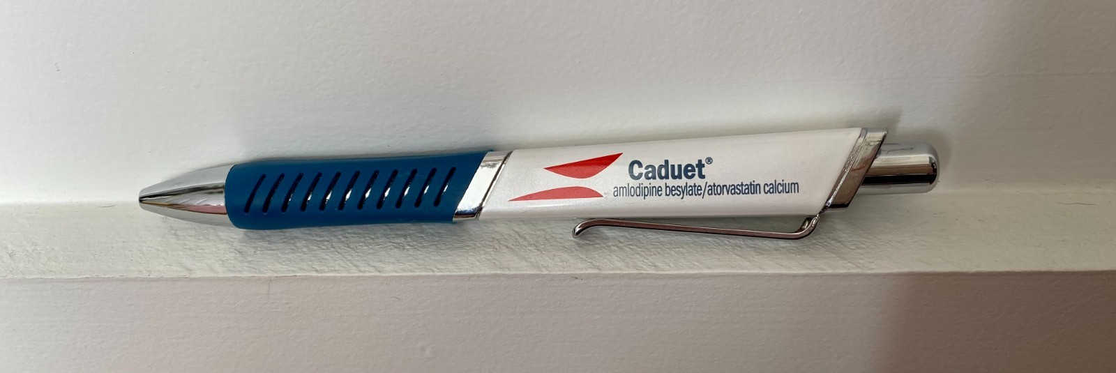 Vintage Lipitor Caduet Heavy Metal Promo Pharmaceutical Drug Rep Click Pen NEW