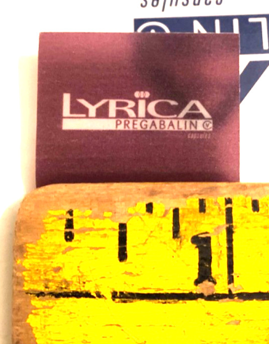 Lyrica Page Flags/Tabs w/ Dispenser Pfizer Pharmaceutical Sales Rep Merch Rare