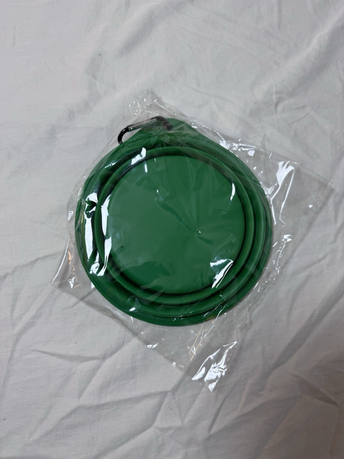 Credelio Quattro Pharmaceutical Collectible New Green Collapsible Water Pet Bowl