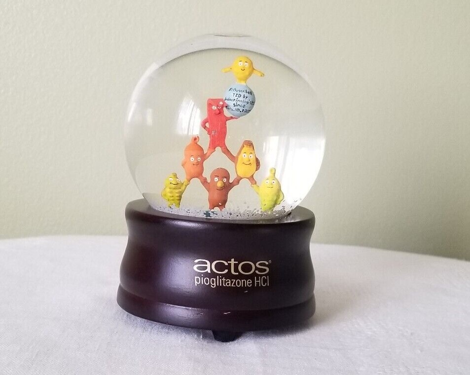 Astos Pharmaceutical Pioglitazone HCI Snow Globe Human Organs – 2001