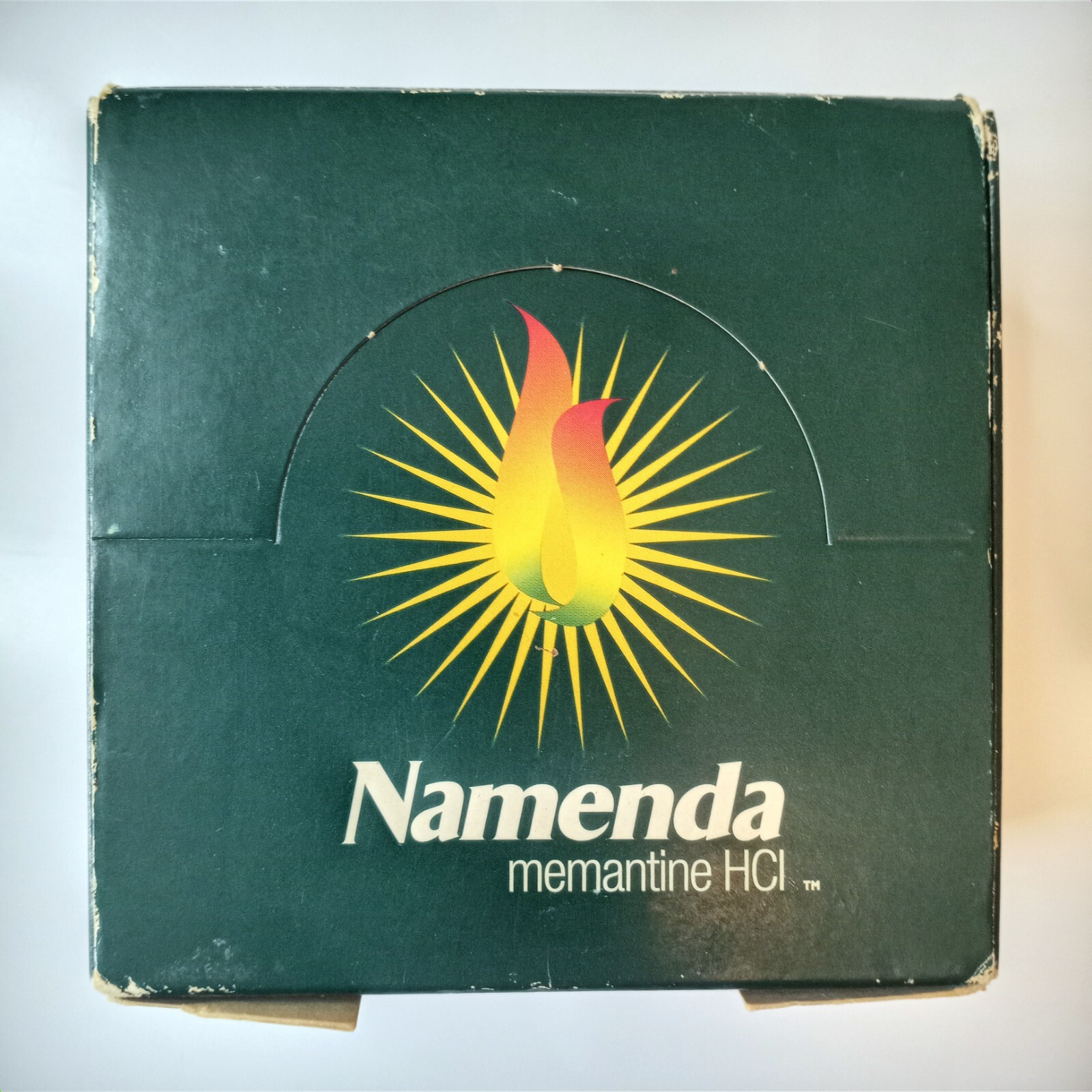 Vintage NAMENDA Pharmaceutical Drug Rep Post-It Note Pad 4”x 4” Cube
