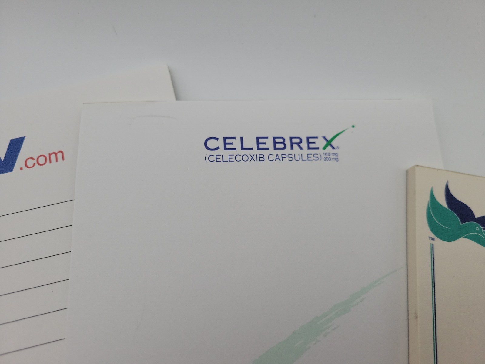 Pharmaceutical Drug Rep Notepad Treat HIV.com Celebrex Gyne-Lotrimin Pharma Swag