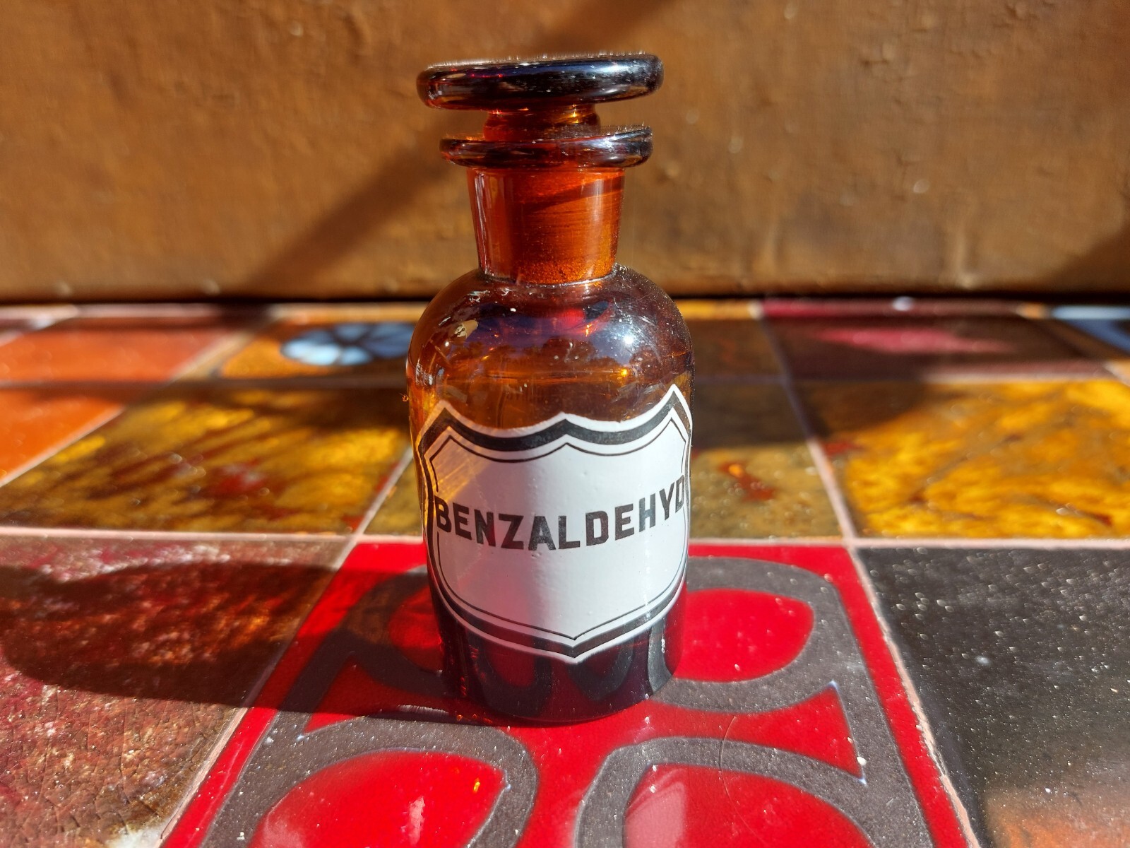 Glass Pharmacy Apothecary Bottle Vintage Empty