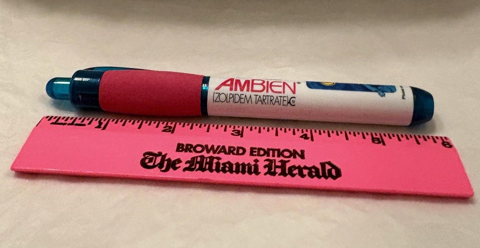 VTG AMBIEN PENLIGHT PHARMA ADVERTISING DRUG REP LOGO NEW RARE Tested-Works