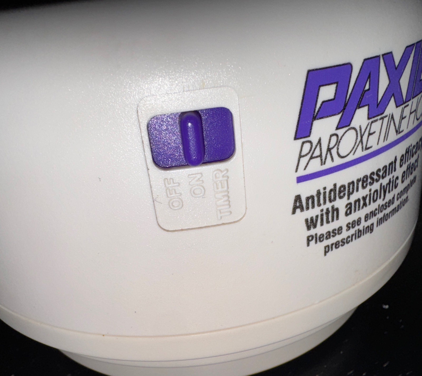 Pharmaceutical Rep Collectable Paxil White Noise Machine Vintage Rare