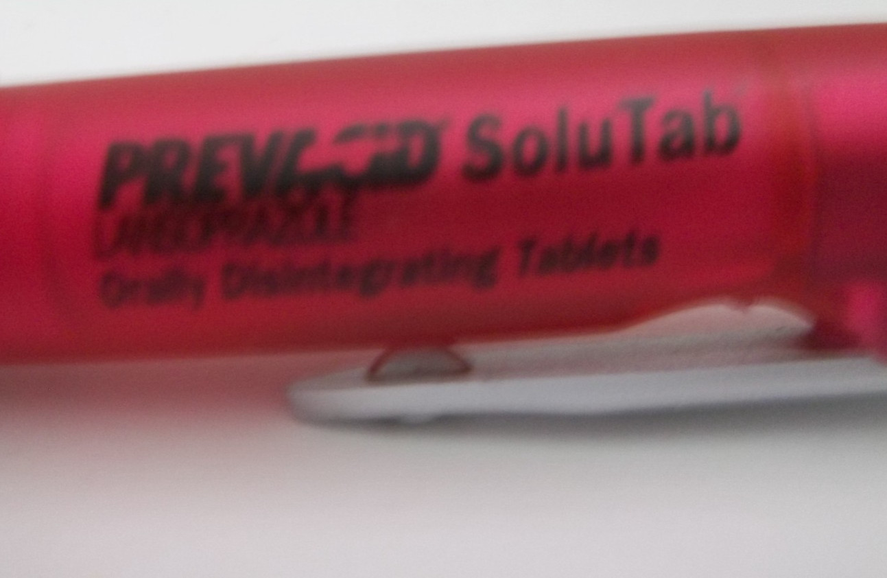PREVACID Promotional Pen Plastic Medium Weight w/Rubberized Grip