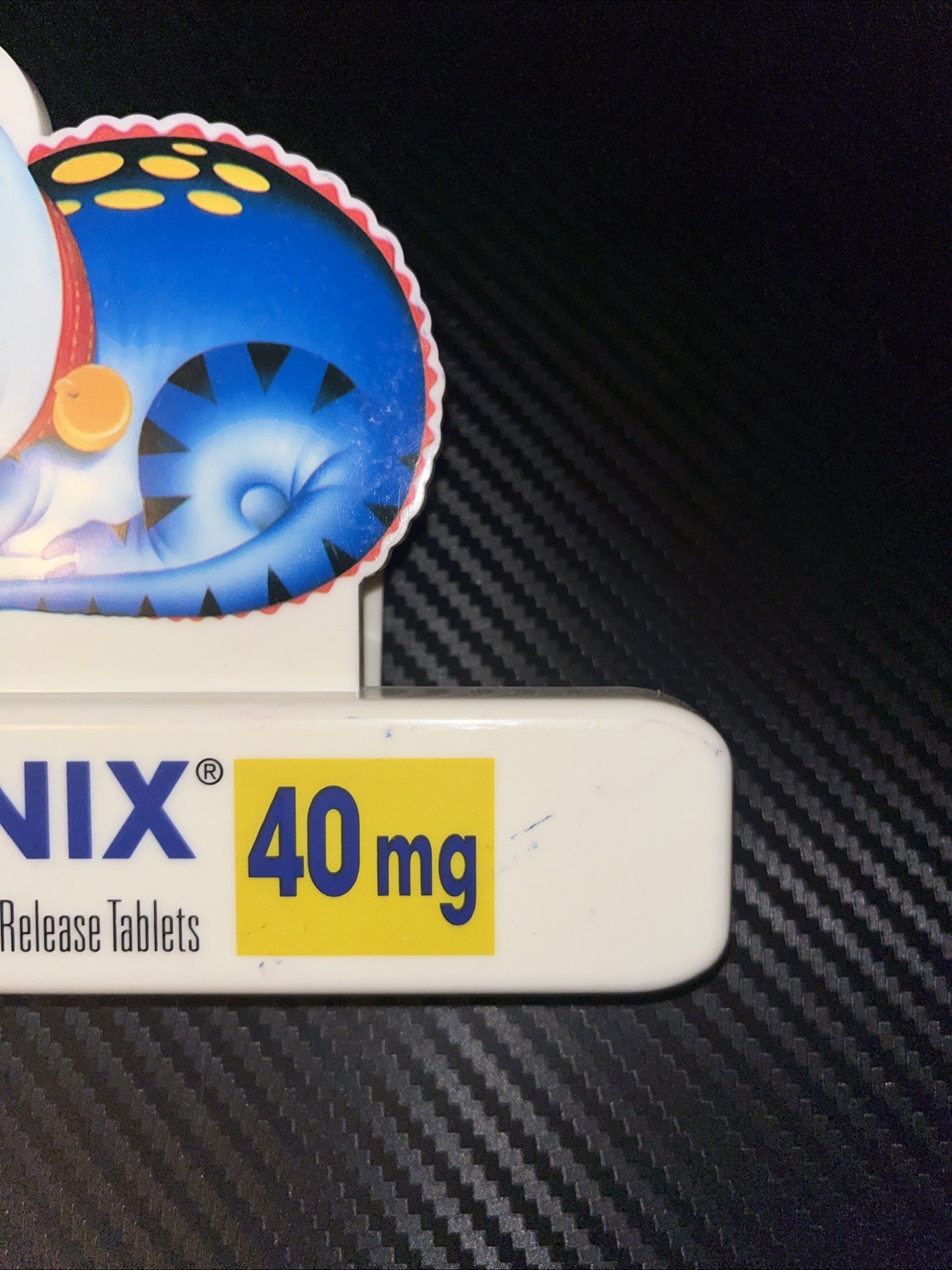 Vtg Protonix Refrigerator Magnet Clip Pharmaceutical Rep Advertisement 6.5″