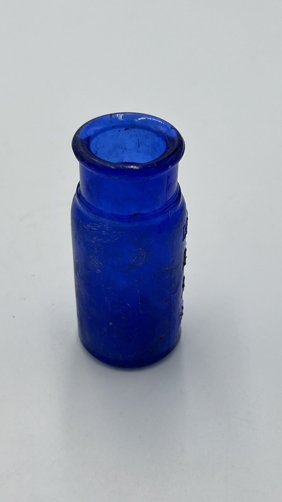 Vintage Cobalt Blue Glass Bottles LOT Of (4) Art BROMO Seltzer Emerson BALTIMORE