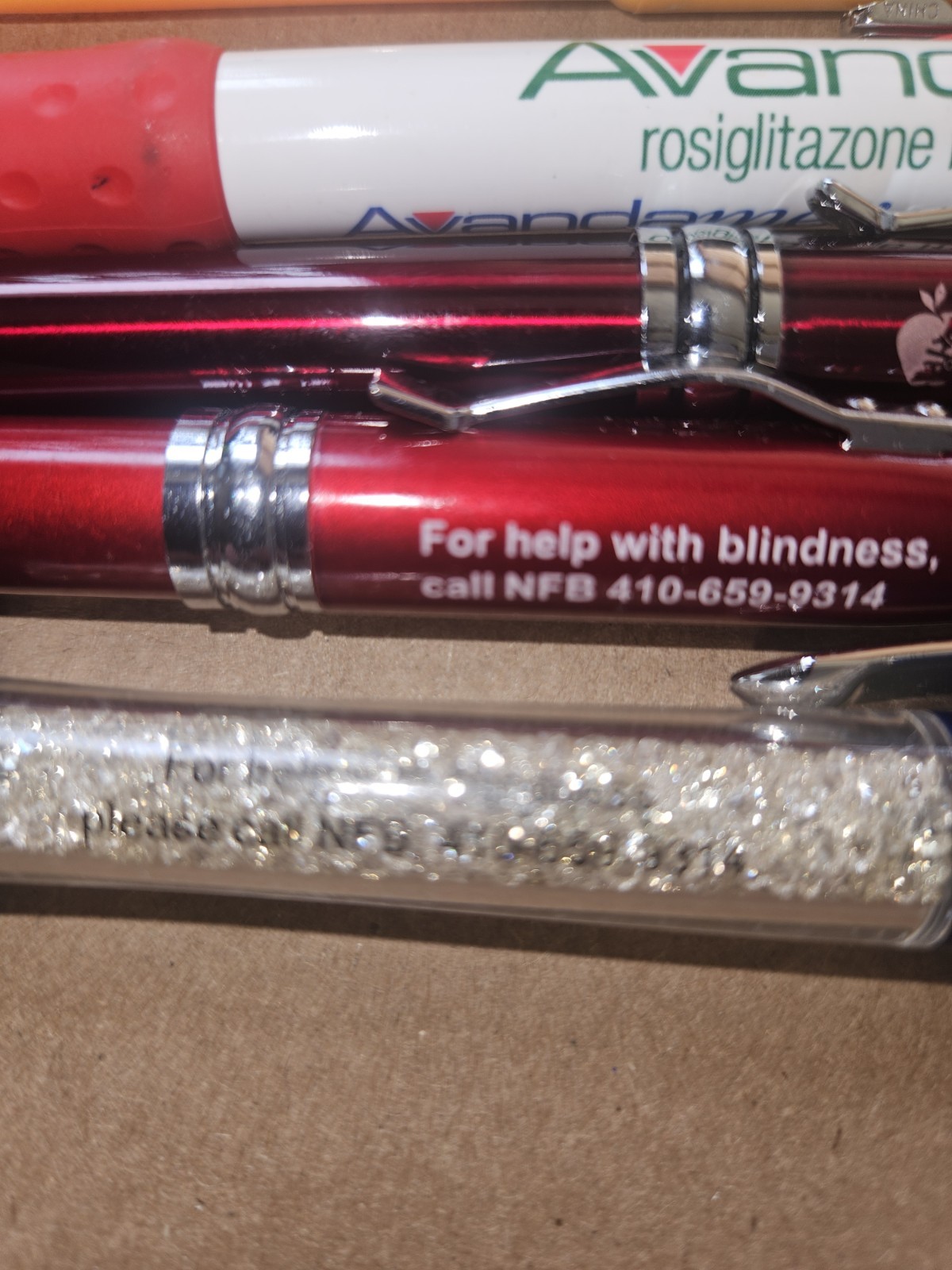 Pharmaceutical Drug Rep Collectible Promo Pens Assorted Lot of 5