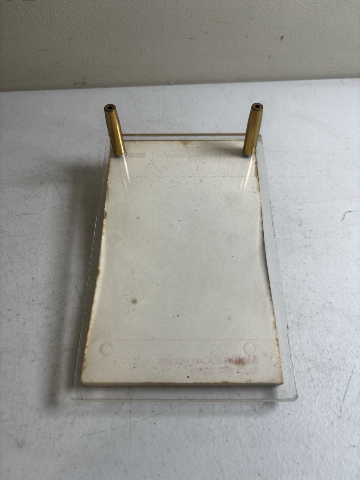 Vintage Doctors Medical Note Pad & Holder Drug Advertisement Upjohn Refillable