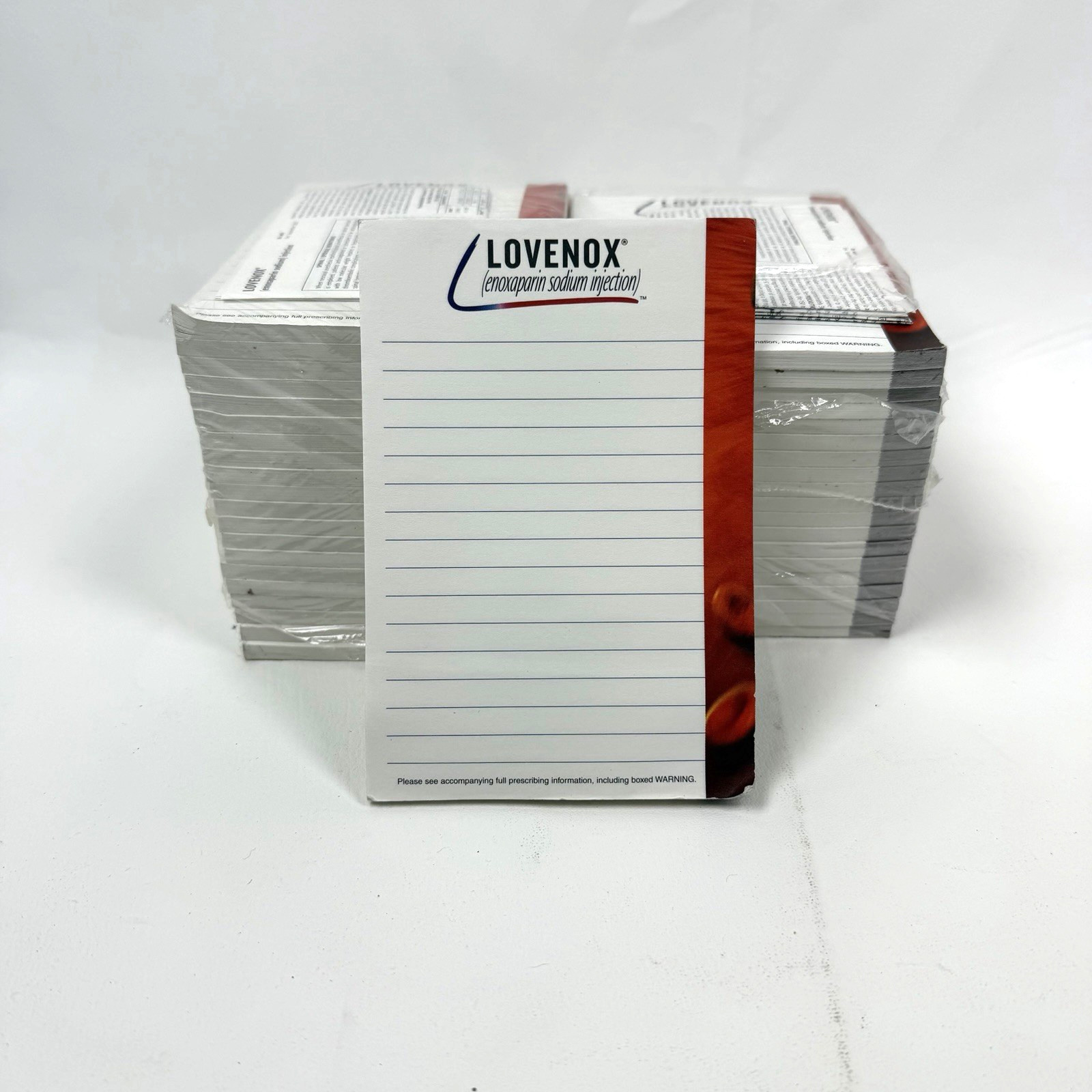 NEW Lovenox Drug Rep Pharmaceutical Stationary Notepads Post-it 4×6 40 pack