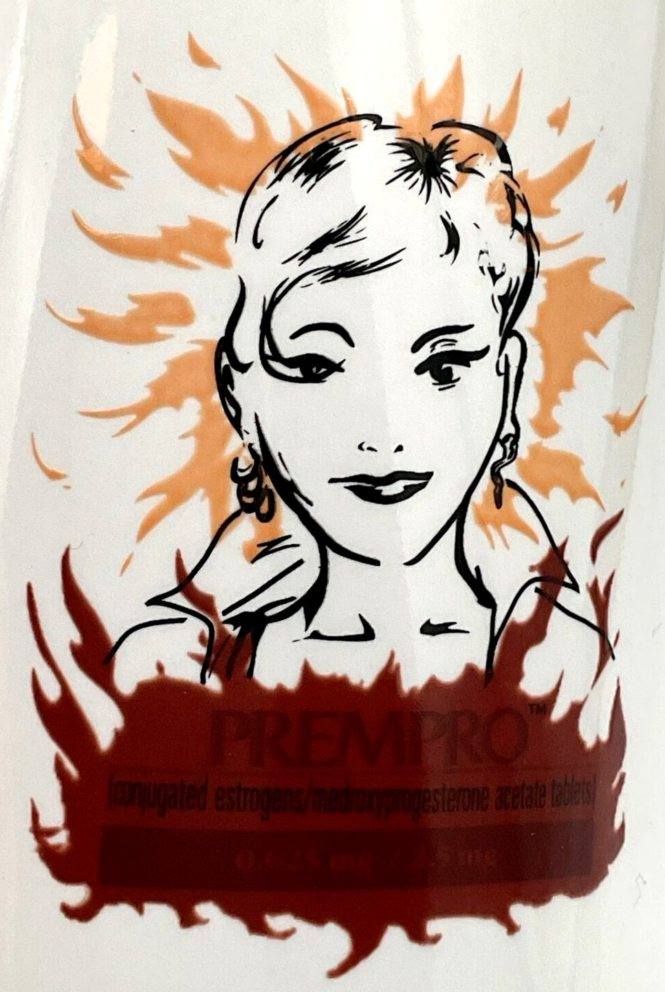 Pharmaceutical Rep Promo Prempro Coffee Mug Advertising Giveaway Menopause