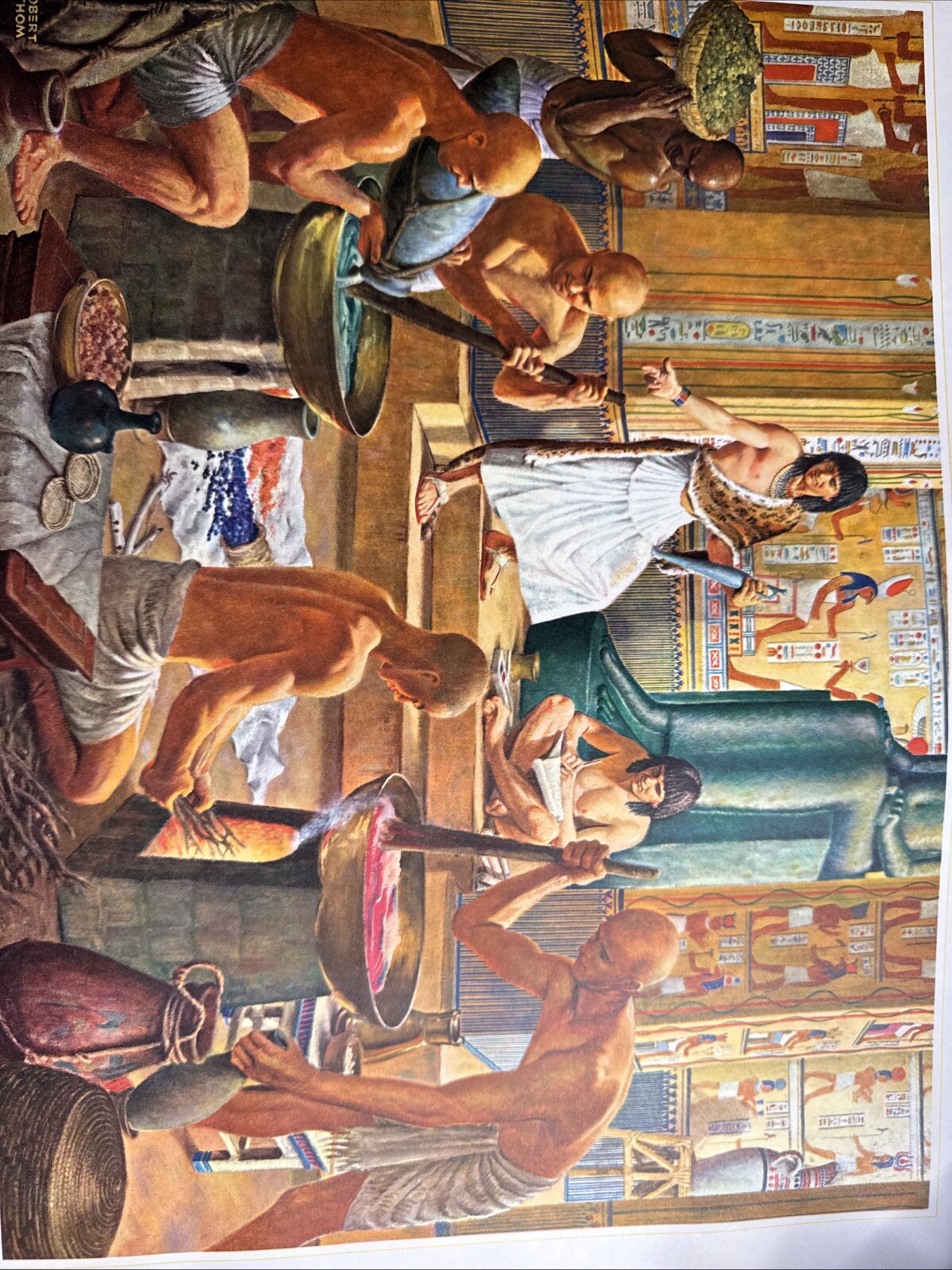 A HISTORY OF PHARMACY IN PICTURES 1954 PRINT#4 Great Gift For Doctor 22″×18″