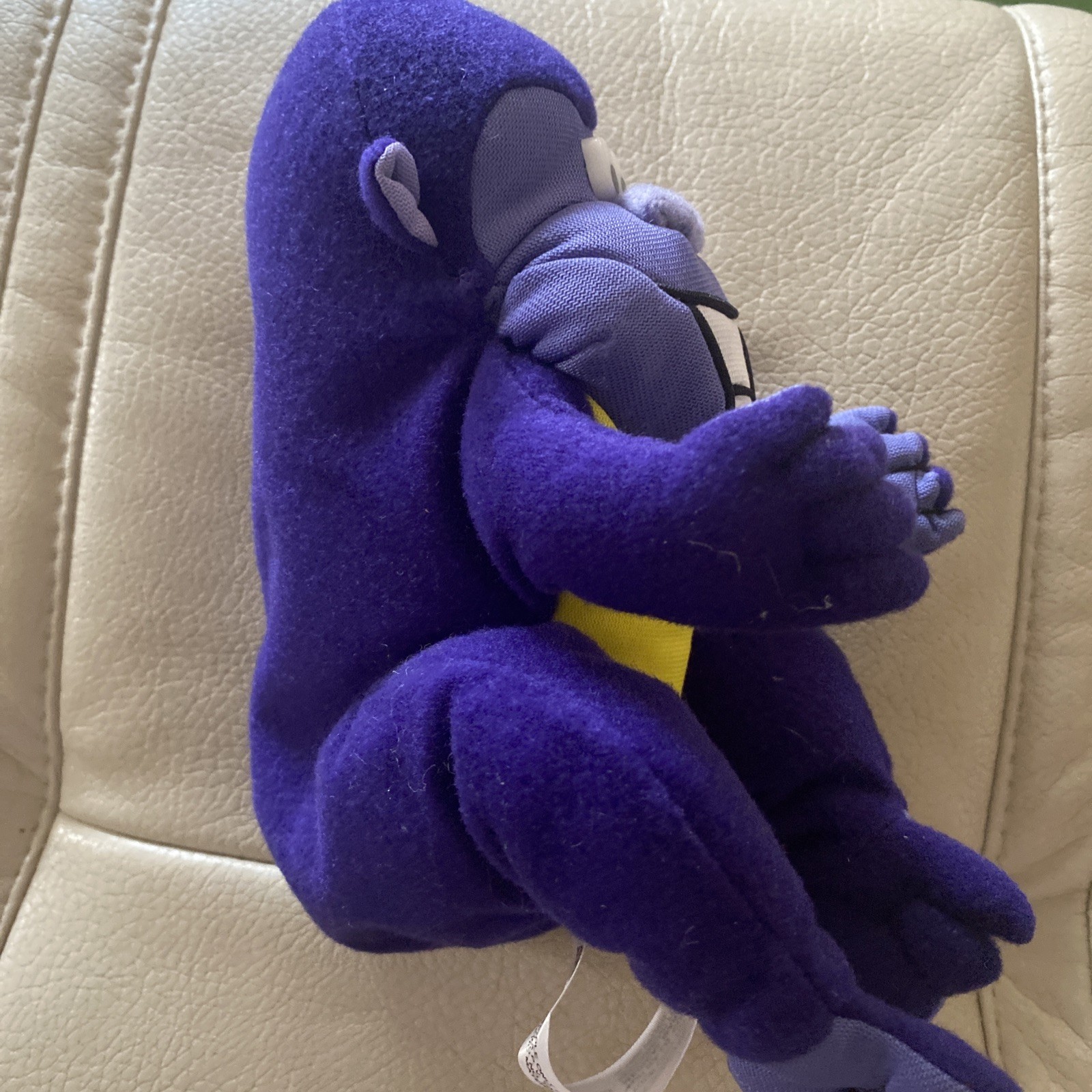 Zyrtec Purple Gorilla Plush 8.5 Inch Pharma Drug Rep 2000 Stuffed Animal Toy