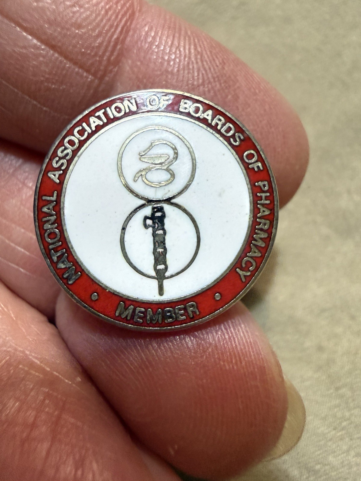Vintage National Assn Of Boards Of Pharmacy Lapel Pin