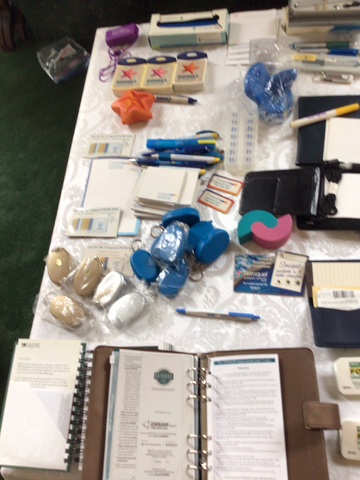 Pharmaceutical Rep. Advertisement HUGE Lot of over 350 Vintage promo Items