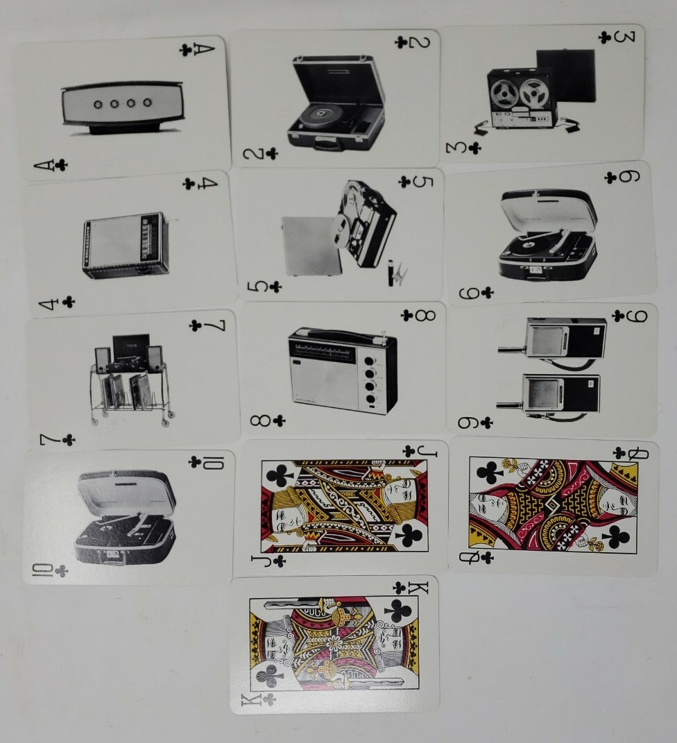 1960s? Audiophile Promotional Deck Playing Cards MASTERWORK Record Player STEREO